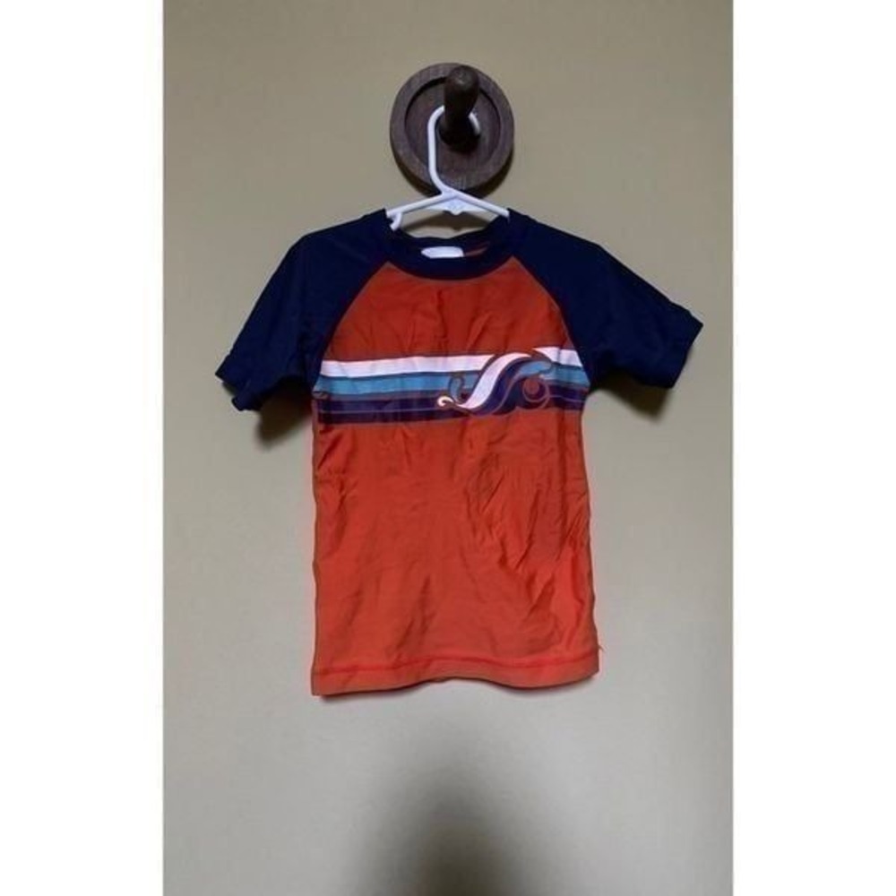 Hanna Andersson Blue Orange Swim Shirt size 100